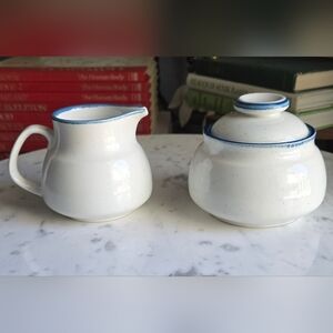 Vintage Mikasa Cordon Bleu Cream and Sugar Set